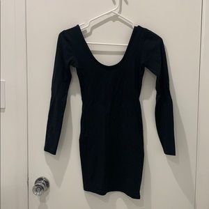 American Apparel black body con long sleeve dress